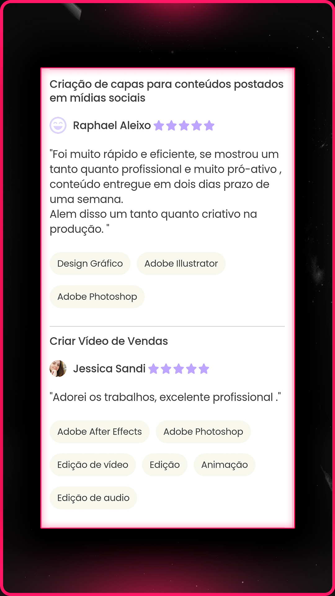 Depoimento de cliente sobre edição de vídeo premium - Matteus Camilo